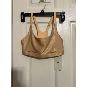 Fabletics Cia Iridescent low impact sports bra Racerback XS/4 $50 Retail NWT